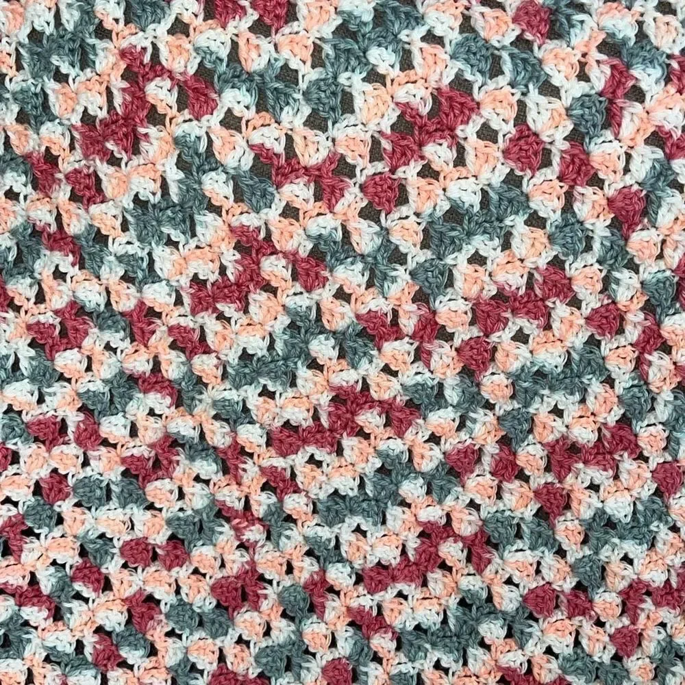 Handmade multicolor crochet